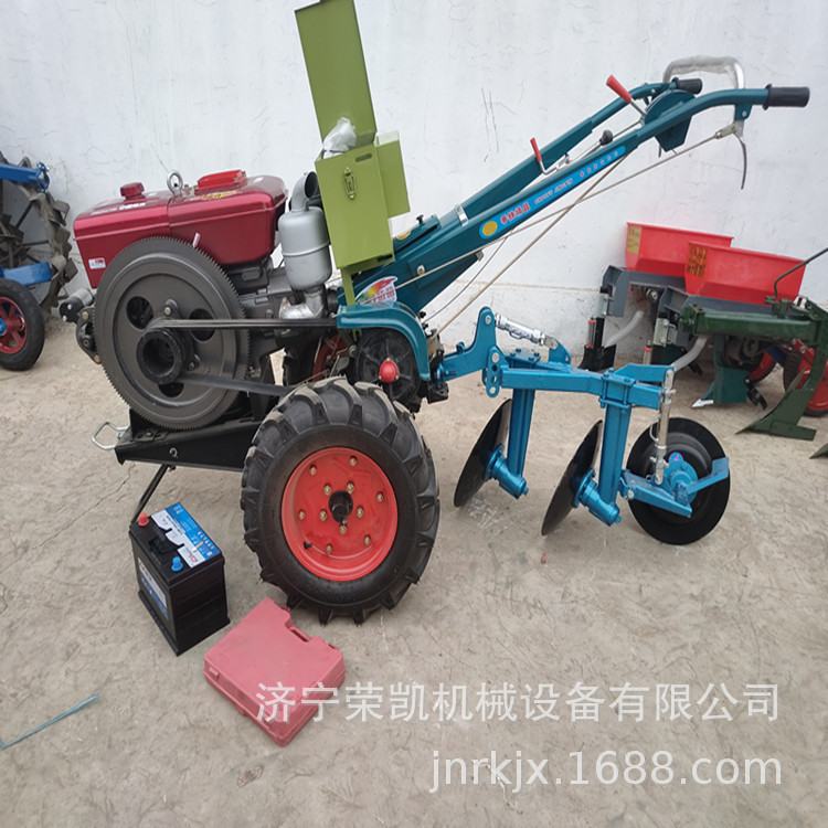 Walking Small Farming Tractor Multi-horsepower Diesel Walking Tractor Farm Turnaround Sowing Walking Car