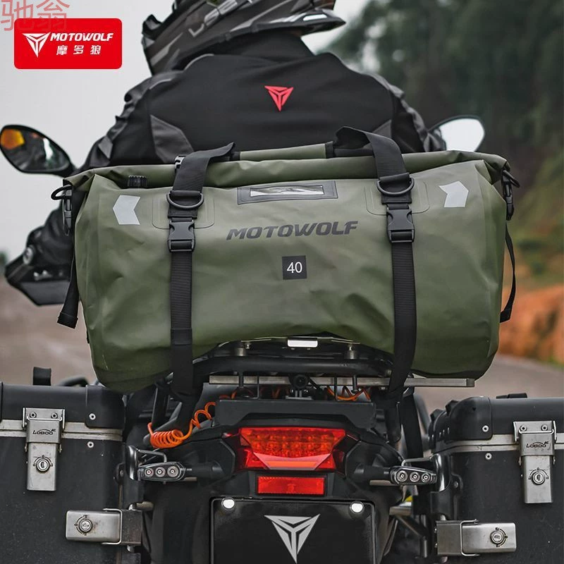 F6T Moto Wolf Мотоцикл Задняя сумка Водонепроницаемая сумка