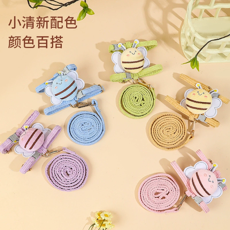 Кошачий пчелиный поводок Милый кошачий веревка нагрудный ремень поводок