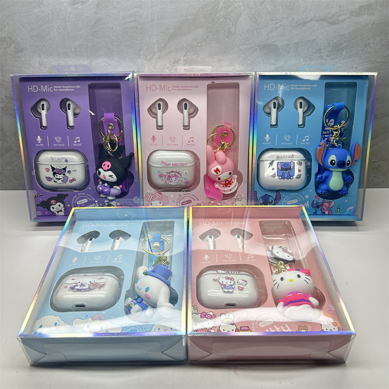 Hot-Selling Direct-Sale Bluetooth Earphone Set, Wireless Cartoon In-Ear Earbuds, Cute Wholesale 2025 New Cartoon Style Hot-Selling Direct-Sale Bluetooth Earphone Set, Wireless Cartoon In-Ear Earbuds, Cute Wholesale 2025 New Cartoon Style