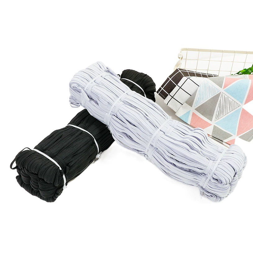 Производители эластичной ленты для скачек в наличии резиновый белый черный рукав резинка узкая боковая плоская резинка