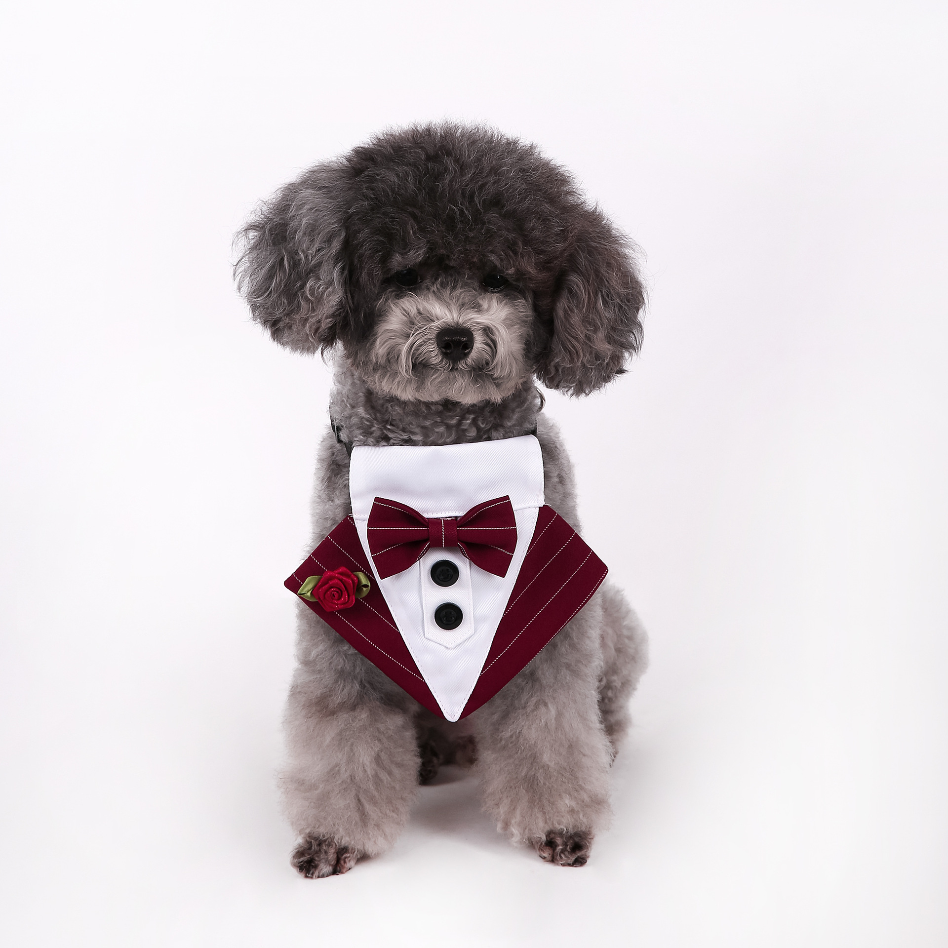 Navidad Año Nuevo transfronterizo nuevo estilo británico trajes de boda toallas de boda toallas de triángulo bufandas para mascotas