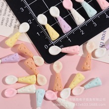 奶酪食玩勺子叉子迷你小号树脂配件奶油胶diy手机壳发饰发夹材料