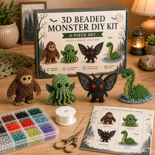�羳��ƷPetite 3D Beaded Animal Craft Kit�ֹ�diy�����������b