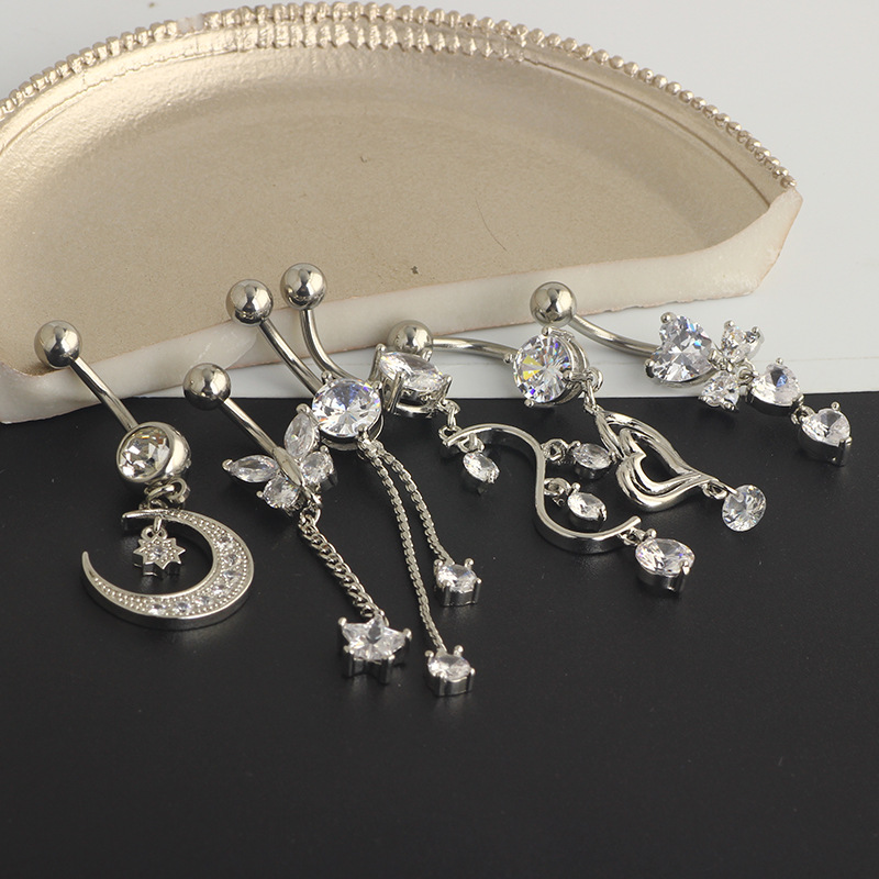Labret piercing jewelry detail image