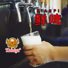 啤酒厂鲜啤 扎啤 生啤批发夜场会所原浆发酵未经稀释入口浓醇绵柔