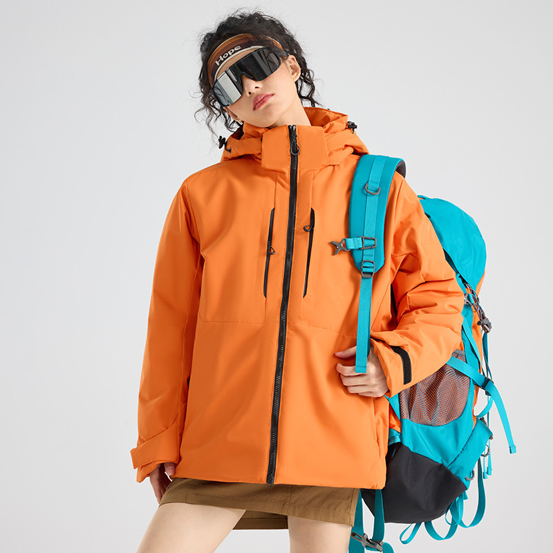 男女新款棉衣石墨烯保暧加绒外套秋冬季户外旅行防风防水登山服|undefined