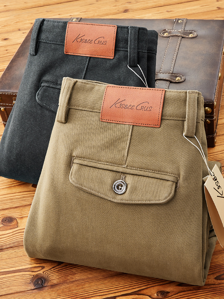 Men's classic universal demi-season comfortable breathable trousers