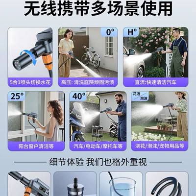 washer, household high-pressure water gun, High pressure car wash water gun