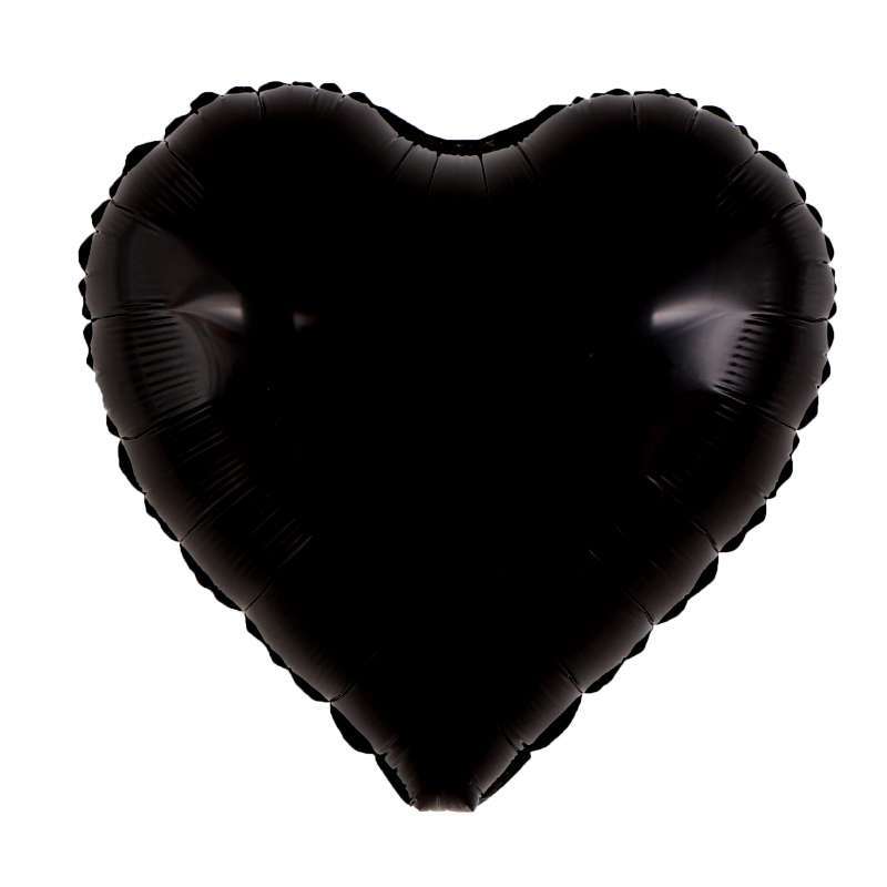 Venta al por mayor de fábrica de 18 pulgadas monocromo en forma de corazón estrella de cinco puntas amor globo de película de aluminio globo de papel de aluminio globo de fiesta de cumpleaños globo