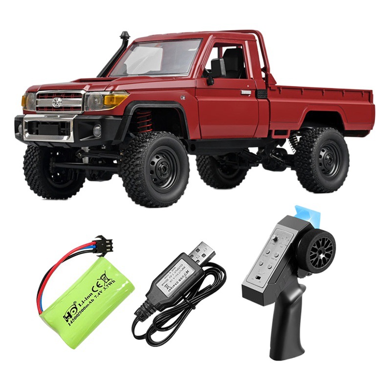 Manniu mn82 de cuatro ruedas de control remoto fuera de carretera vehículo 1:12 Toyota patrulla terrestre recogida LC79 escalada modelo de juguete Niño