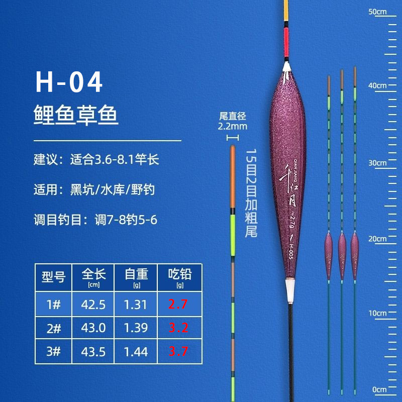 13 todo el conjunto de agua flotante pescado de alta sensibilidad engrosado llamativo pescador salvaje flotante gran fábrica de comercio de comercio exterior
