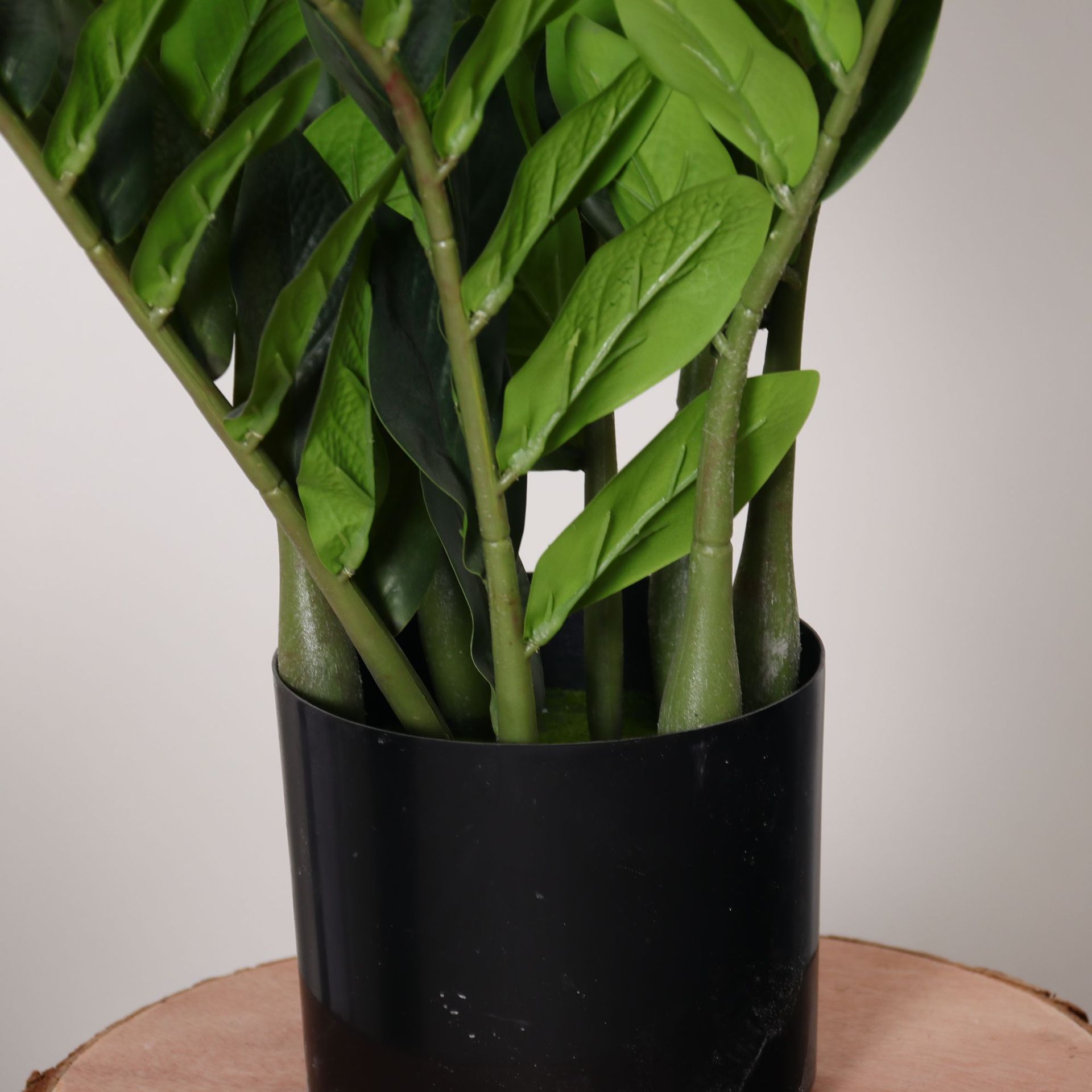 Simulación de plantas verdes, hojas de dinero, plantas en macetas, sala de estar, decoración del suelo para el hogar, bonsái de plantas biónicas de eucalipto