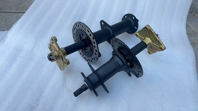 Kart Atv Accessories Differential: Motorcycle frame - long-semi-axis-short-semi-axis-four-hole-flange-with-diagonal-holes-11mm-apart