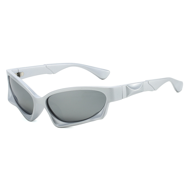 Y2k Tech-style Sonnenbrille Für Damen Einzigartige Outdoor Brille_voghion.com