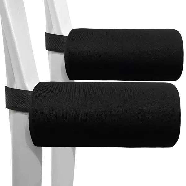 Forearm crutch pad, arm forepad cover, crutch cushion, crutch armrest pad, black 2-piece set accessories