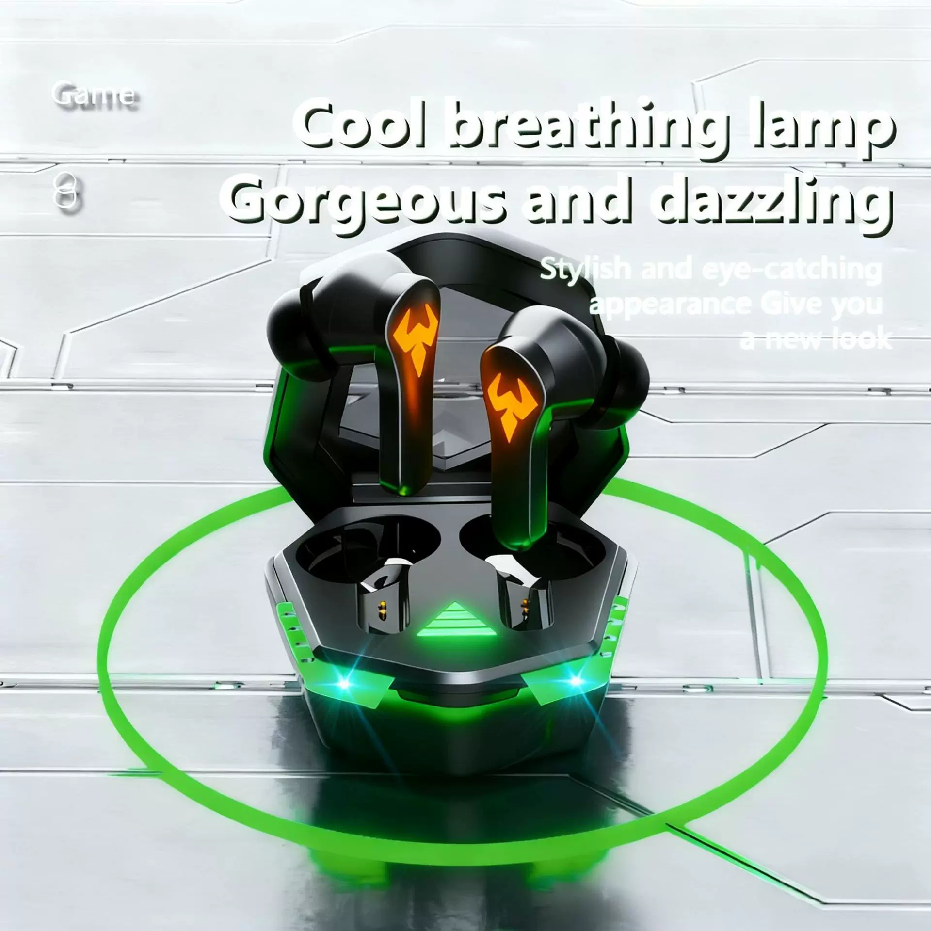 N35跨境新款蓝牙耳机电竞数显游戏无线蓝牙耳机爆款低功耗入耳式