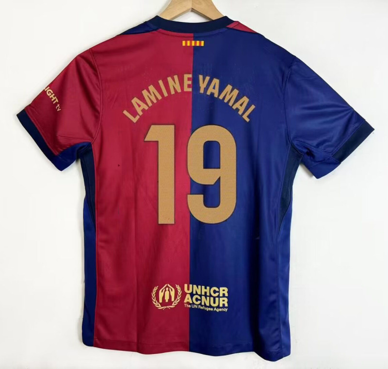 2425 バルセロナ ホーム アウェイ ジャージ ファン No.9 レヴァン No.19 アマール コルベット ジョイント サッカー ジャージ|undefined