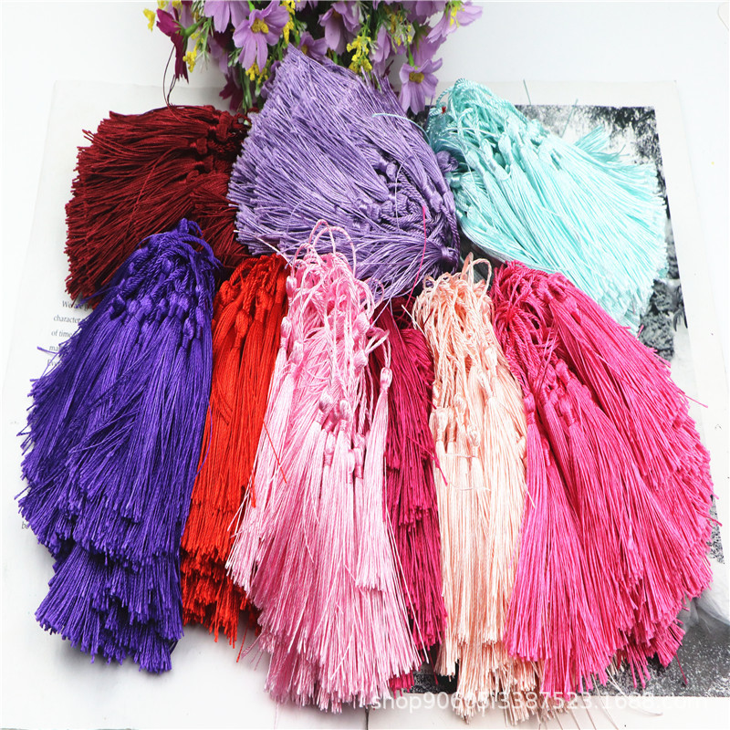 13cm Tassel Hanging Earrings Hangings Handmade DIY Jewelry Accessories Bag Key Chain Pendant Accessories