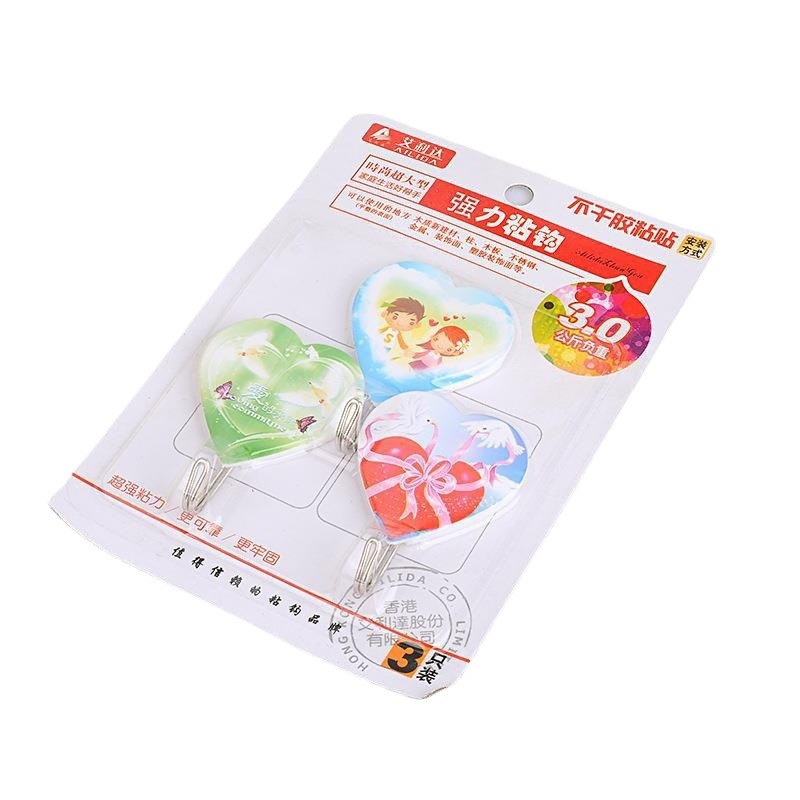 Adhesivo adhesivo mezclado gancho pegajoso gancho de la capa de plástico Lindo gancho de la capa de dibujos animados gancho de la capa de suministro directo de fábrica,