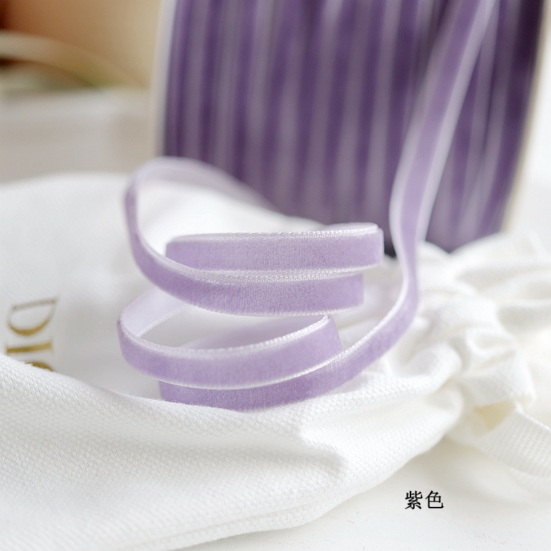 1cm/0,6 cm cinta de terciopelo de color cinta de cisne cinta de bricolaje material hecho a mano cinta cinta cinta decorativa