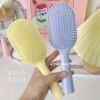 Fluffy styling air cushion comb purple