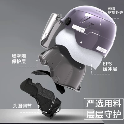 Motosiklet kaskı (dəbilqə) | Unisex, All-Season Use, Electric Bike