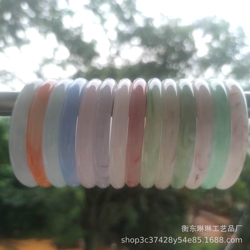 10mm 60mm Inner Diameter Round Glass Bracelet Imitation Jade Beauty Bracelet Thick High Ice Ancient Style Imperial Concubine Bracelet Friendship Bracelet 10mm 60mm Inner Diameter Round Glass Bracelet Imitation Jade Beauty Bracelet Thick High Ice Ancient Style Imperial Concubine Bracelet Friendship Bracelet