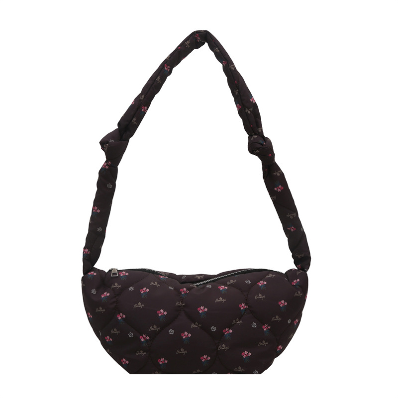 Gran capacidad de bordado francés 2025 nueva bolsa de nube casuales mochila bolso de hombro para mujeres