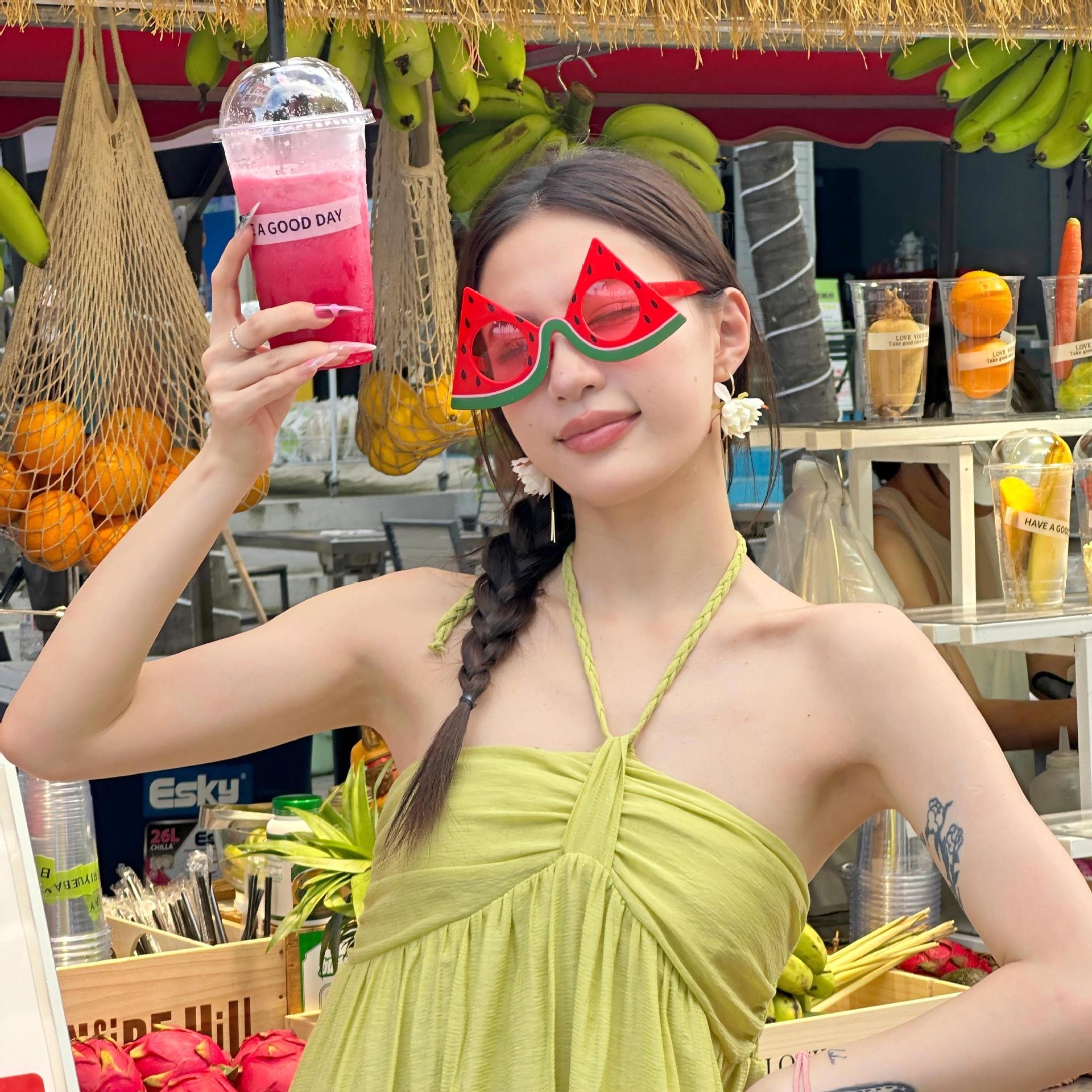 Gafas de Fiesta con Temática Hawaiana, ABS, Divertido, Decorativo, para Fiestas en la Playa y Festivales de Música
