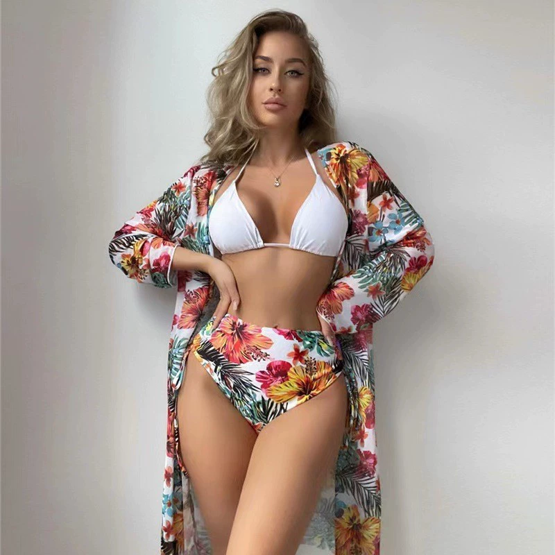 Купальник, спортивный комплект, Россия, Aliexpress, европейский стиль, комплект из 3 предметов
