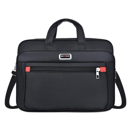 Factory direct sales men's large-capacity briefcase, business trip notebook bag, portable travel bag, wear-resistant business bag
