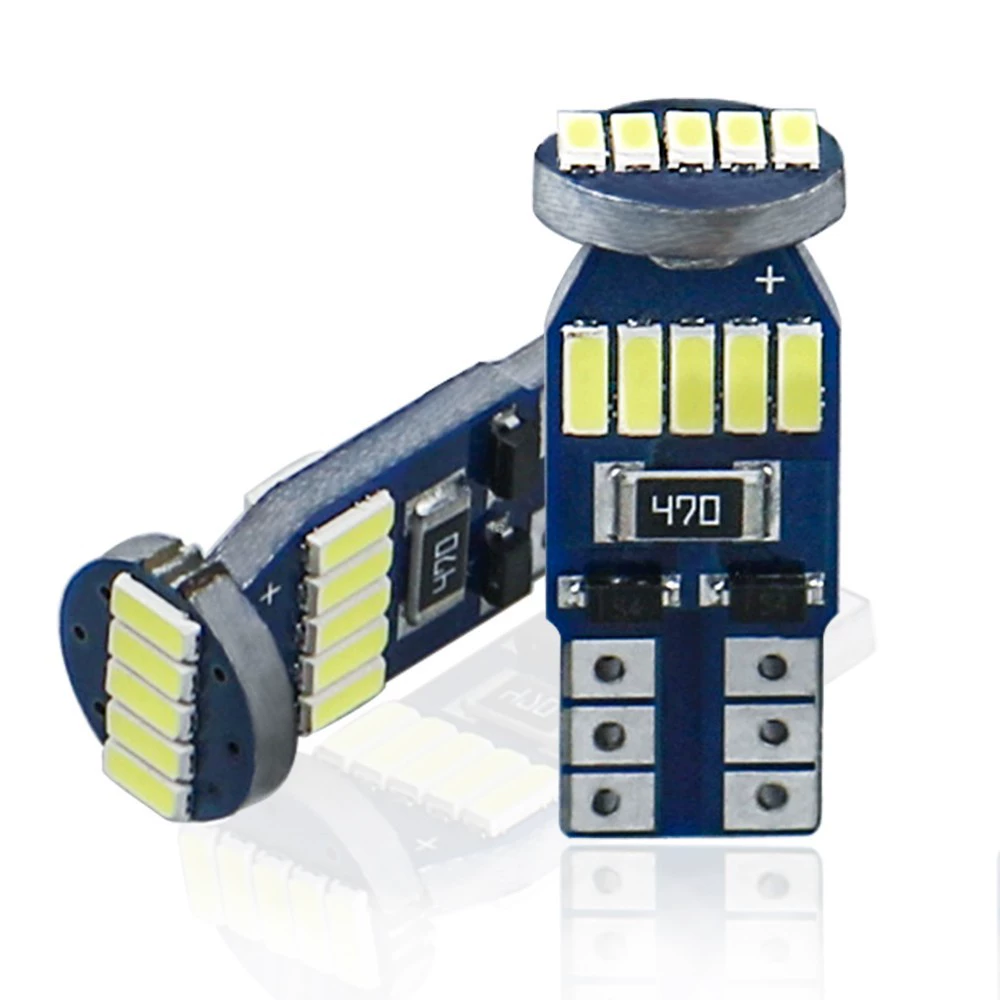 Автомобильная светодиодная ширина лампы T10 4014 15SMD выделить декодирование лампы лампа