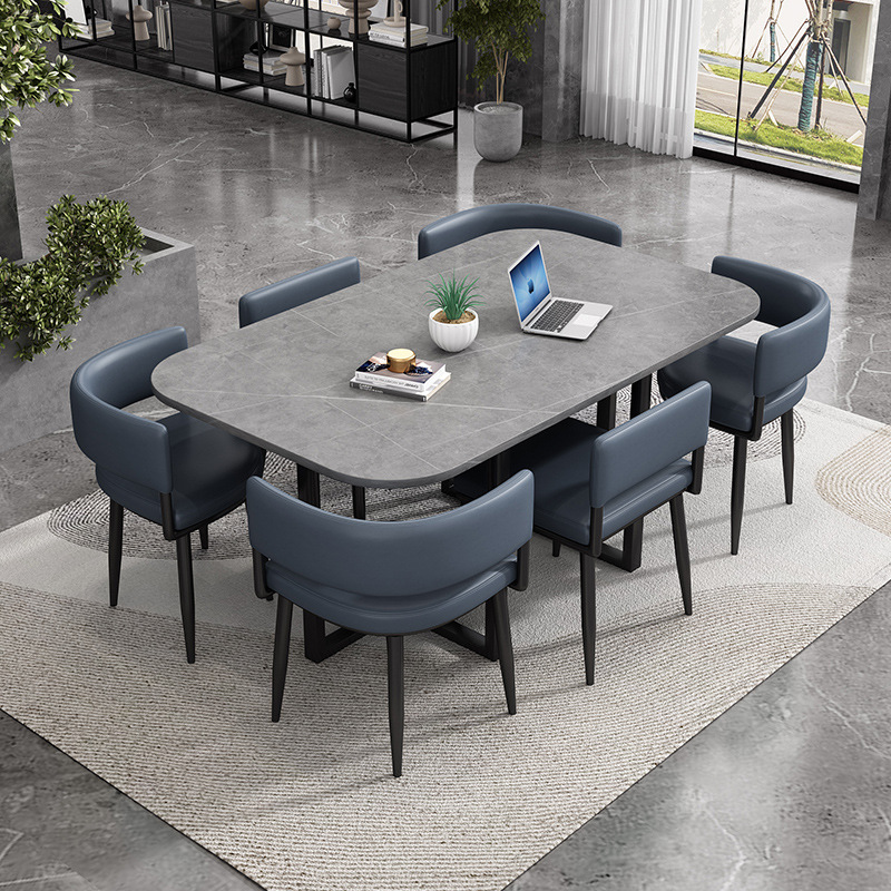 이탈리안 슬레이트 150×90 6인승 네이비블루