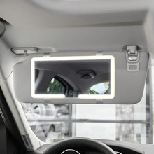 C 37319 Car sun visor LED makeup mirror ������������ƻ�ױ��