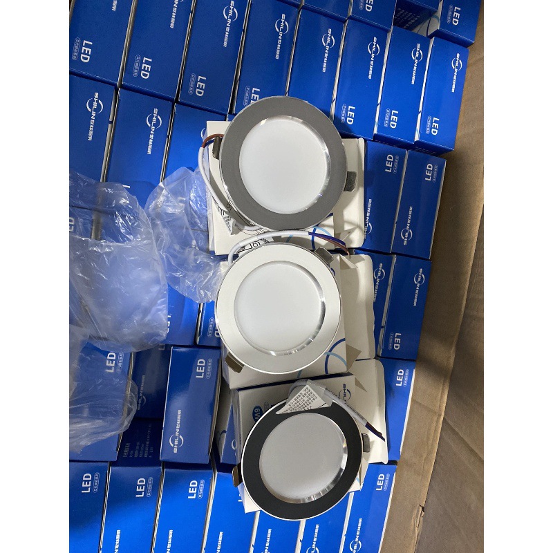 Shilin Lighting led downlight empotrado doméstico comercial 75cm apertura tres colores luz de techo de dormitorio de sala de estar con cambio de luz