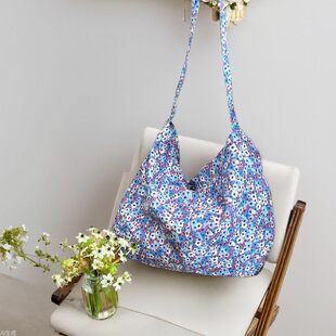 One-shoulder bag, brand capacious cloth bag, shoulder bag, for students