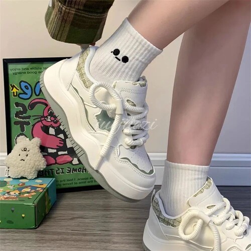 Children's sneakers new style 2024 spring and autumn comfortable girls thick-soled single shoes casual shoes sports shoes children's shoes