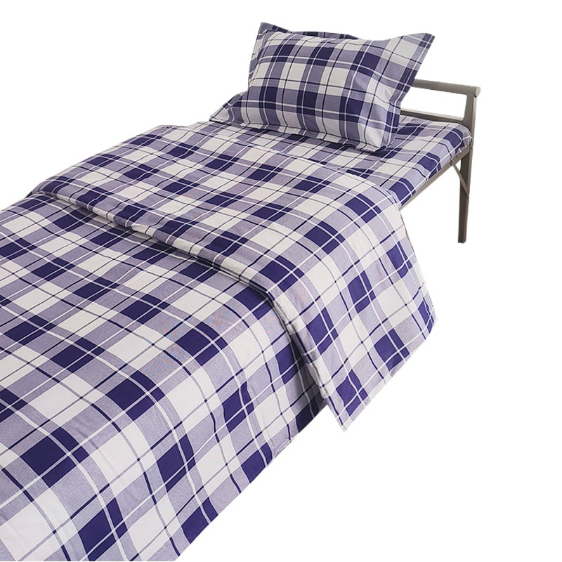 Pure Cotton Mattress Student Dormitory Three-Piece Set Single Bed School Quilt Six-Piece Set Bed Sheet Quilt Cover Bedding