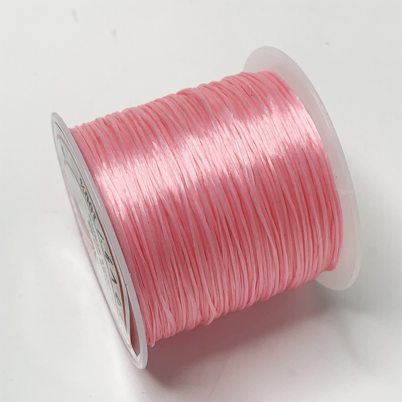 Cordón de pulsera de alta calidad de alambre plano elástico, cordón de cuentas resistente al desgaste, cordón de juego de alta elasticidad, cordón especial para pulsera