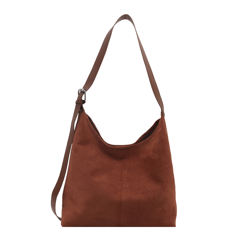 Nueva bolsa de hombro de tela de terciopelo retro de gran capacidad de textura de viaje bolsa de mano simple versátil bolsa de mochila transfronteriza