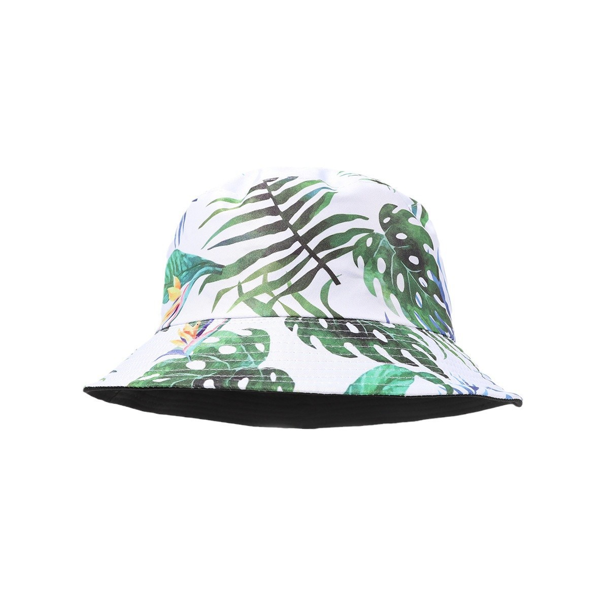 Sombrero de pescador adulto comercio exterior transfronterizo spot doble cara se puede usar estilo hawaiano impresión personalidad sombrero de tendencia