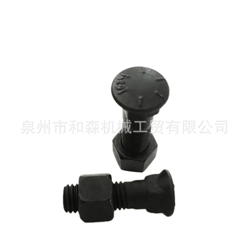 推土机刀片刀板配件 源头厂家 刀片刀角螺栓 黑 D85
