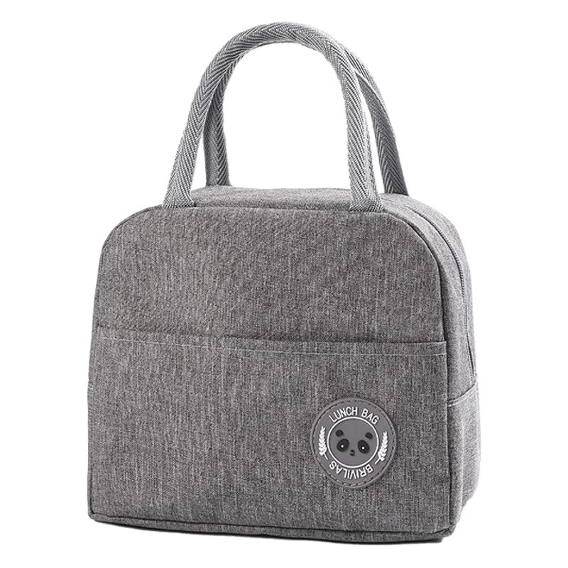 Студенческая сумка для обеда с пищей Утолщенная алюминиевая фольга Большая простая Портативная сумка для обеда Сумка для сохранения тепла Посуда Сумка для обеда