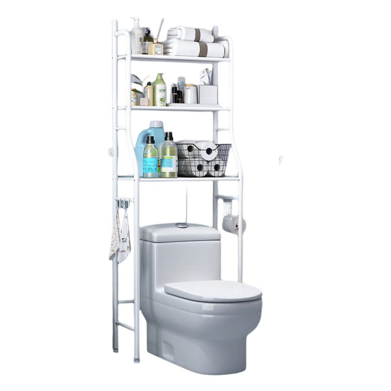 Стеллаж для хранения туалета Пол Туалет Ванная комната Туалет Над Многофункциональная стеллаж для хранения Полка для унитаза без перфорации