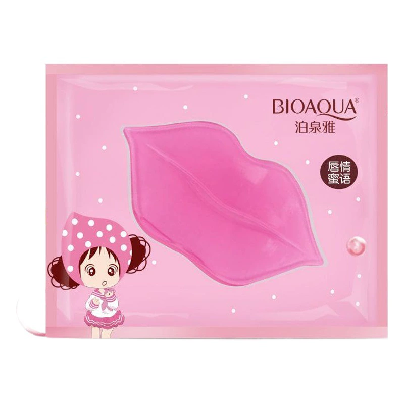 Poquan Ya Collagen Питательный спичка для губ Опресняющий рисунок губ Цвет губ, нежный, увлажняющий и увлажняющий спичка для губ в одной упаковке