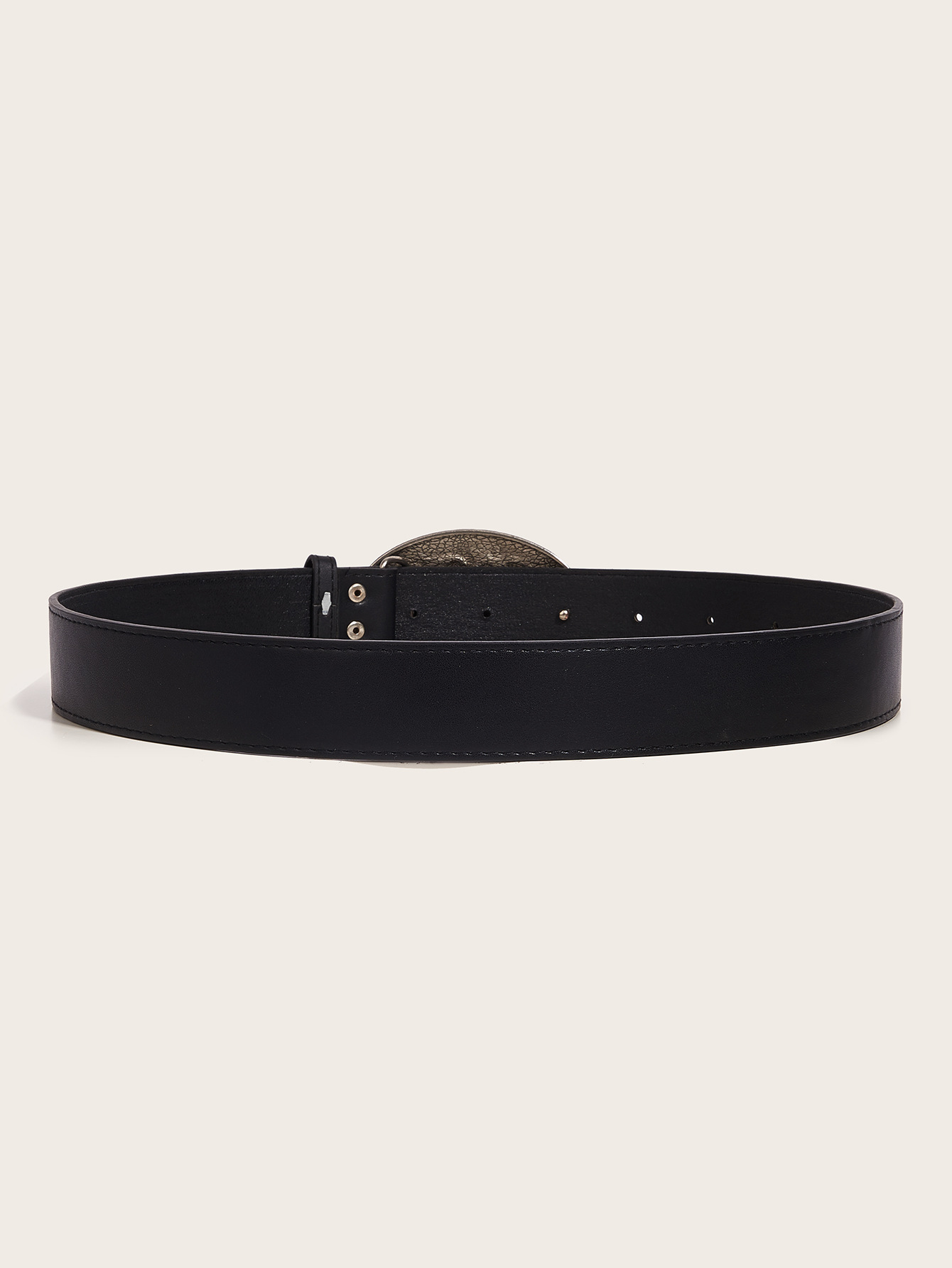 128g Weight Belt Classification 1 Piece Quantity Casual, Daily Occasion Pu Leather, Alloy Material Solid Color Pattern Women's Gender Retro Style Retro Solid Color Pu Leather Alloy Women's Leather Belts 9