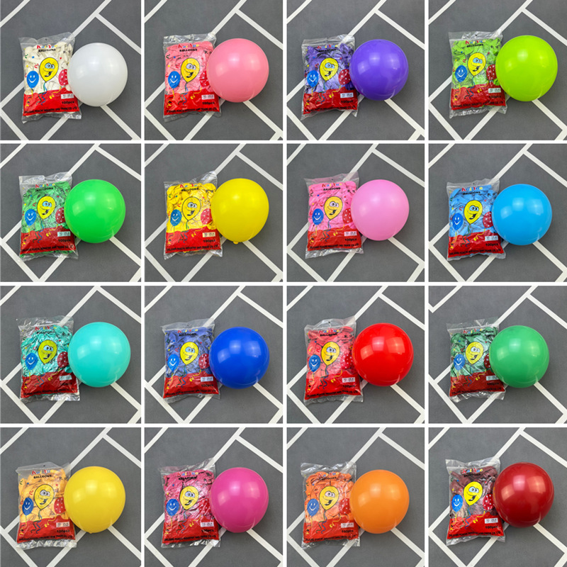 Matte round latex balloon