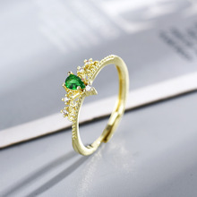 ��ϵɳ���R��ָŮ�18k���Ƕ�Gɫ�ʯ��ɫ�ʹڽ���С���OӋָ�h