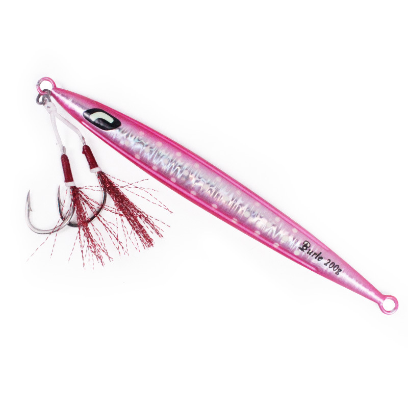 Luya biónico agudos Placa de hierro luminoso plomo pescado lento sacudida luminosa mar pesca noche pesca barco de pesca caballa hairtail cebo de pesca